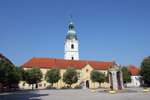 Parish Church of the Holy Trinity in Karlovac, Croatia