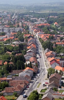 Jastrebarsko town in central Croatia