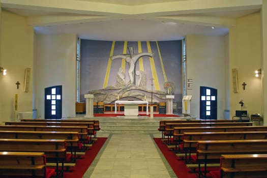 Parish church of Our Lady of Sorrows in Spansko, Zagreb, Croatia