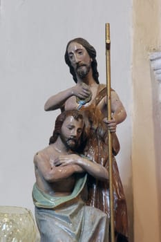 Baptism of the Lord, parish church of Our Lady of the Snow in Kutina, Croatia