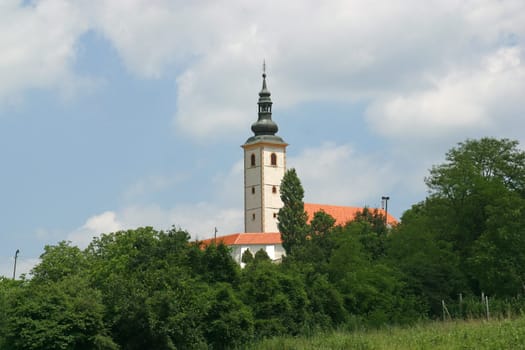 Church of the Three Kings in Komin, Croatia