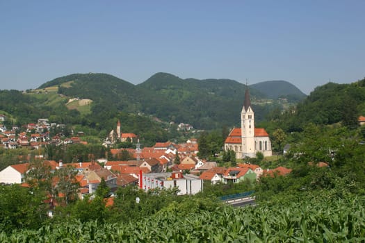 Parish church of Saint Nicholas in Krapina, Croatia