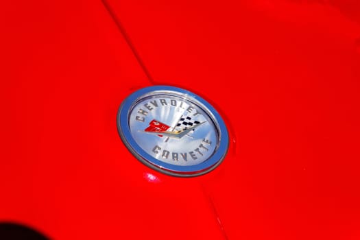Burgas Sea Garden / Bulgaria / Europe - July 02, 2016 Ninth Parade of Retro Cars and Motorcycles.Selective focus with shallow depth of field.