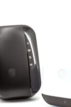 Wireless WiFi Repeater for your home network on a white background