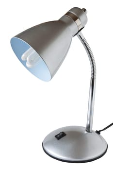 Table lamp isolated on white background