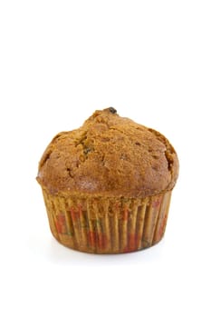 Muffin with fruit prepared traditional home recipe