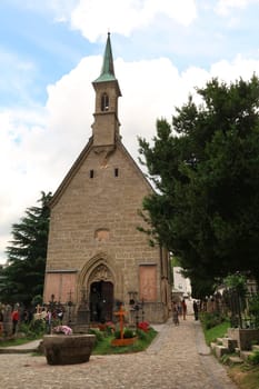 Margaret's Chapel, Margarthenkapelle at the St., Saint Peter's Cemetery, Petersfriedhof, Salzburg, Austria 2022