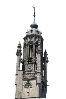 The Town Hall of Middelburg, Netherlands blue Sky in Background