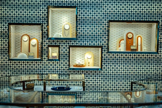 SINGAPORE - MAY 10, 2024: Products display in Louis Vuitton fashion house at Marina Bay Sands shopping mall in Singapore