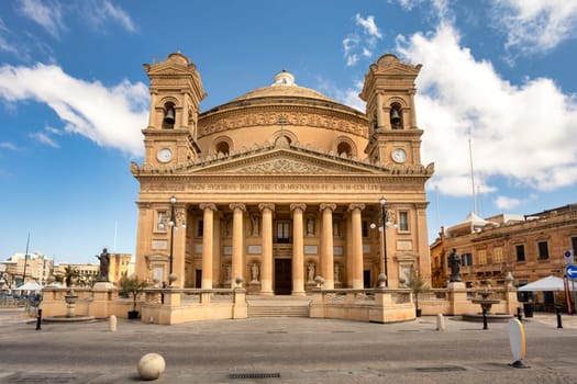 Rotunda of Mosta, Sanctuary Basilica of the Assumption of Our Lady a magnificent domed church, stands as an architectural marvel and iconic landmark in Malta.