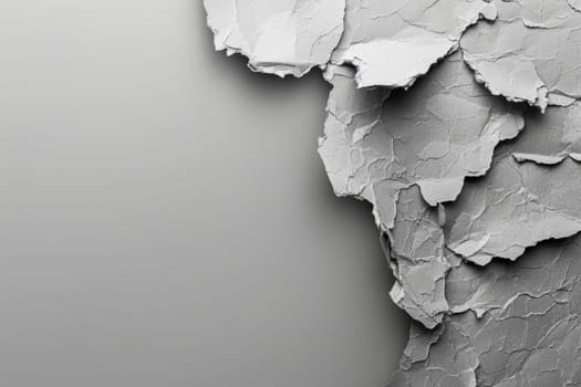 Grayscale paper background for a monochromatic and understated backdrop