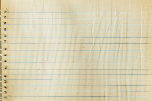 Ruled paper texture with horizontal lines for writing or drawing