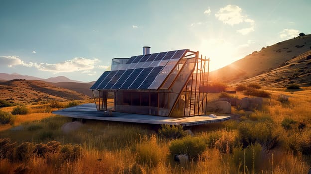 AI Generated illustration from alternative  solar energy project