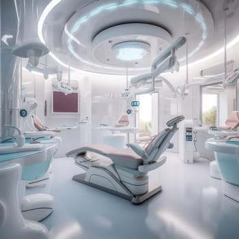 Inside a dental clinic AI generated image