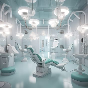 Inside a dental clinic AI generated image
