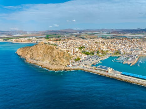 Castle of San Juan in the city of Aguilas, province of Murcia. Spain