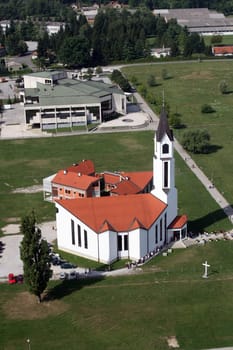Parish Church of the Sacred Heart of Jesus in Karlovac, Croatia