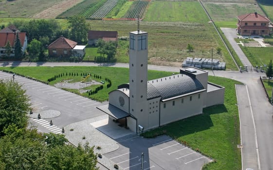 Parish Church of the Exaltation of the Holy Cross in Kerestinec, Croatia