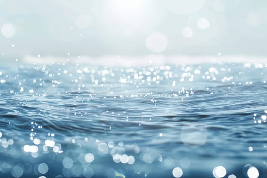 Twinkling ocean-like sparkles shimmering on a transparent white background, evoking images of underwater worlds