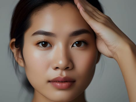 Beautiful fashion portrait of asian woman