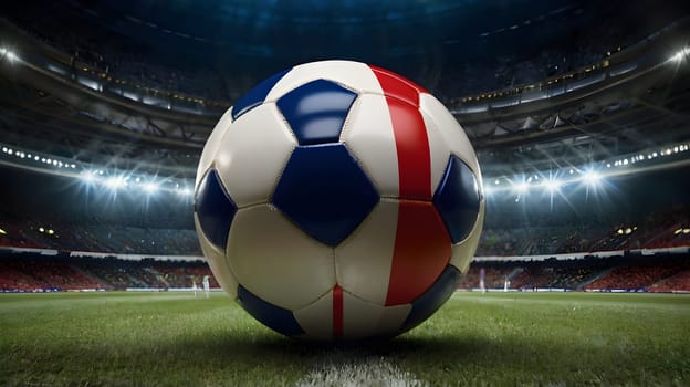Football soccer ball championship concept