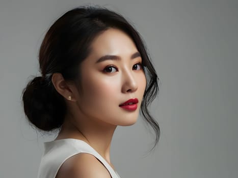 Beautiful fashion portrait of asian woman