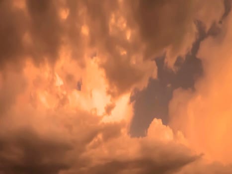 a lightning in the sky