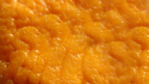 Close-up of the orange peel from above.Macro photography.Texture or background.Selective focus.