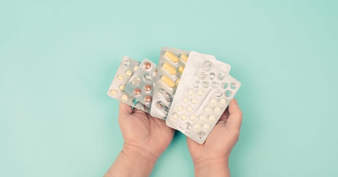 Medicine pill, addiction to supplements and overdosis, drug prescription, pharmacy tablets, health care and treatment, taking vitamins