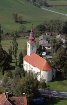 Parish Church of the Sacred Heart of Jesus and Saint Ladislaus in Mali Raven, Croatia