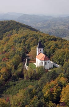 Chapel of St. Wolfgang in Vukovoj, Croatia