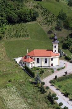 Parish Church of the Blessed Virgin Mary Help of Christians in Ivanec Bistranski, Croatia