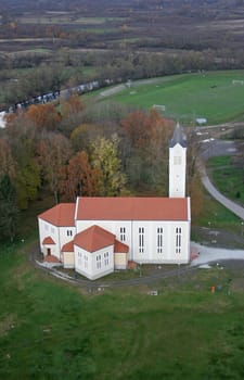 Parish Church of St. John of Nepomuk in Glina, Croatia
