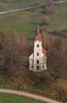 The parish church of Saint Margaret in Gornji Dubovec, Croatia
