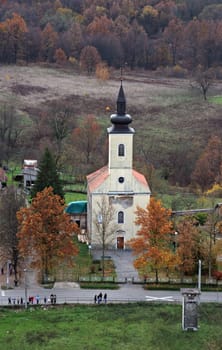Parish church of St. Catherine of Alexandria in Komarevo, Croatia