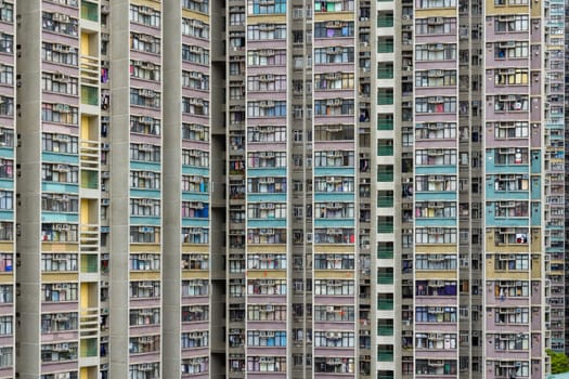 Hong Kong residential building facade