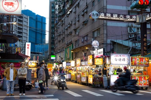 Taipei, Taiwan 20 March 2024: Nanya Night Market in Taiwan