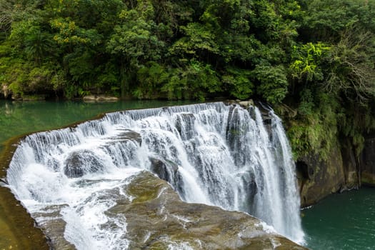 Shifen Waterfall in Pingxi District at Taiwan
