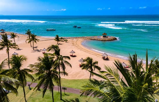 View of Nusa Dua resort area in the vicinity of Denpasar in southern Bali, Indonesia