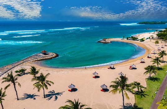 View of Nusa Dua resort area in the vicinity of Denpasar in southern Bali, Indonesia
