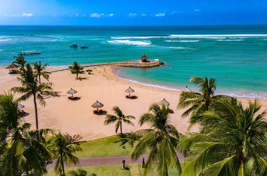 View of Nusa Dua resort area in the vicinity of Denpasar in southern Bali, Indonesia