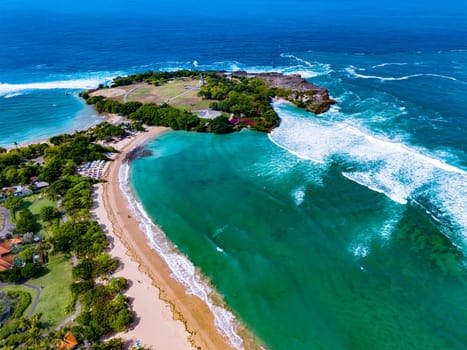 View of Nusa Dua resort area in the vicinity of Denpasar in southern Bali, Indonesia