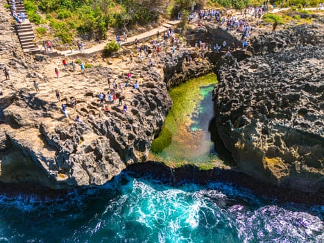 Angel's Billabong Beach on Nusa Penida Island, Indonesia