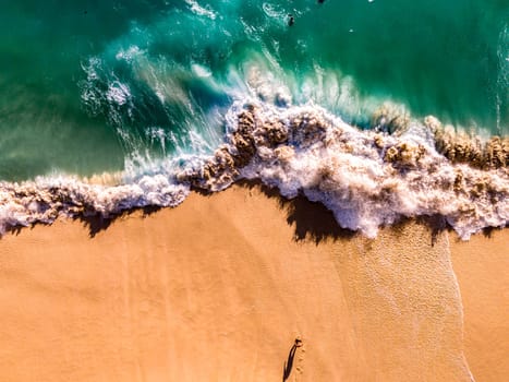 Airview of Kelingking Beach on Nusa Penida Island, Indonesia