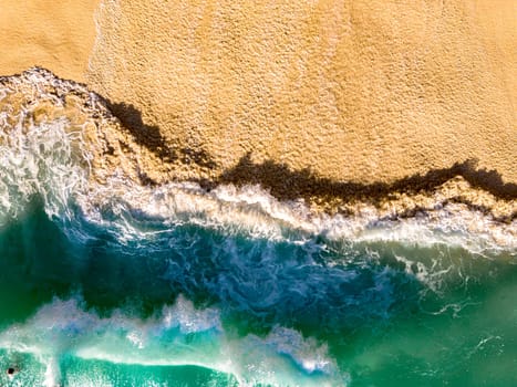 Airview of Kelingking Beach on Nusa Penida Island, Indonesia