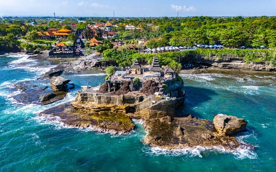 Cliff sea coast at Tanah Lot, Bali, Indonesia