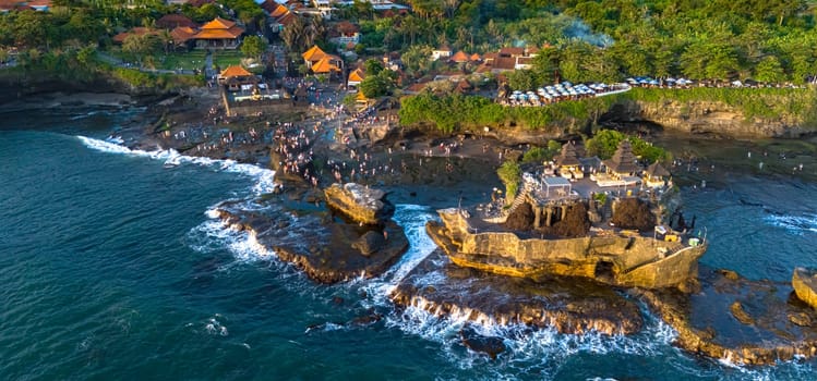 Cliff sea coast at Tanah Lot, Bali, Indonesia