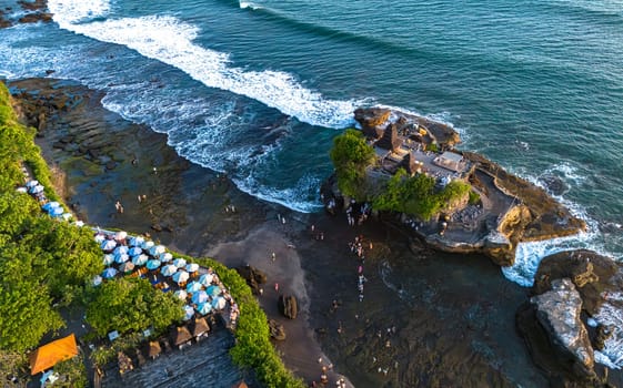 Cliff sea coast at Tanah Lot, Bali, Indonesia