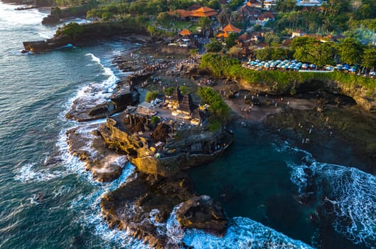 Cliff sea coast at Tanah Lot, Bali, Indonesia