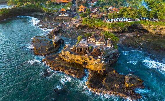 Cliff sea coast at Tanah Lot, Bali, Indonesia